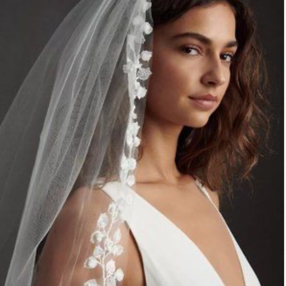 Embroidered Lace Cathedral Veil